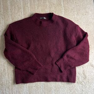 Burgundy Sweater